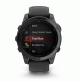 fēnix E – 47 mm, AMOLED - Slate grey steel with Black silicone band - 010-03025-01 - Garmin